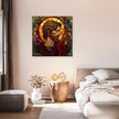 Saint David's Stained Glass Canvas