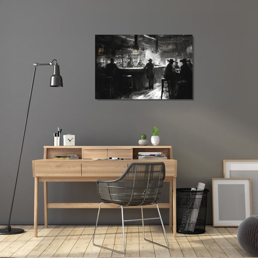 Western Saloon Canvas