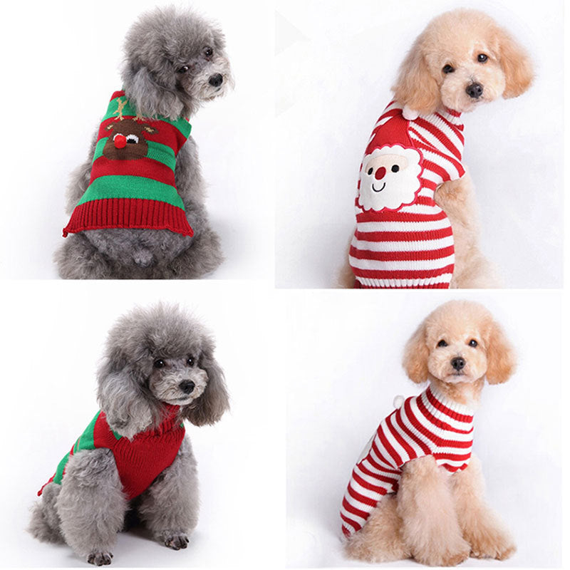 Suéter navideño para perros grandes, medianos y pequeños