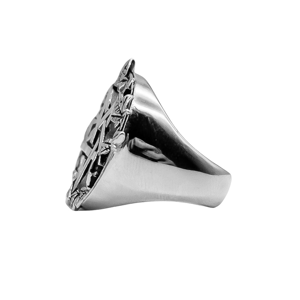 Green Witch Pentacle Ring