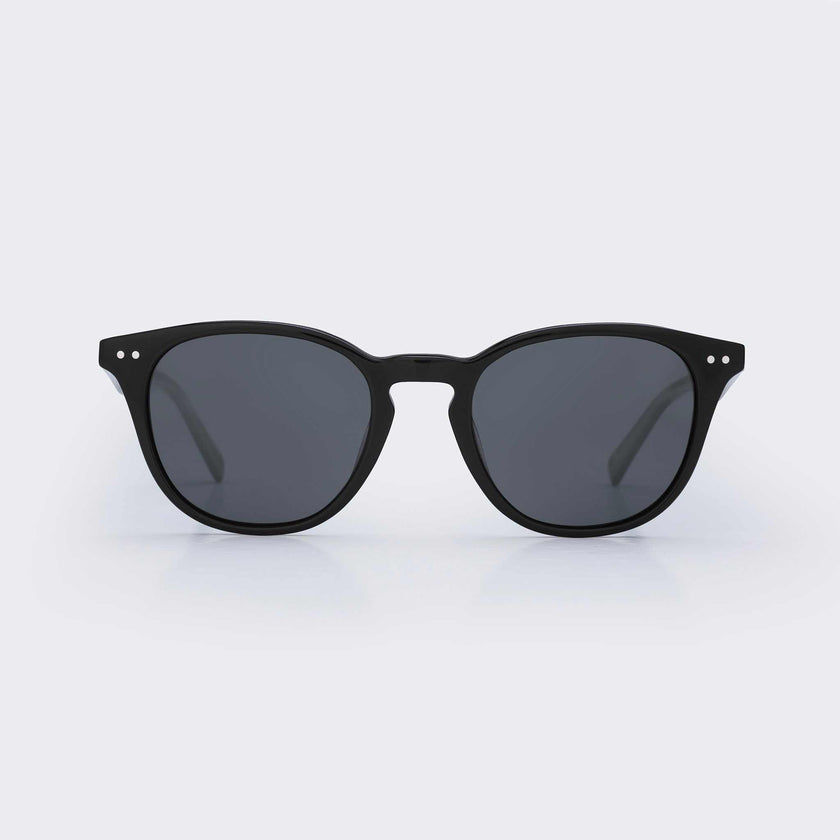 Reef Break- Bioacetate Polarised Sunglasses in All Black