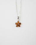Subtle Flower Pendant Necklace