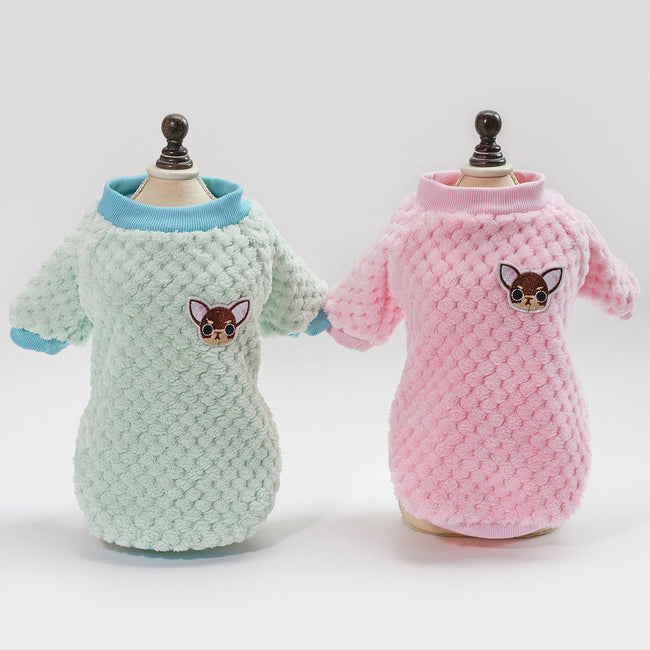 Warme Beine Fleece-Haustierbedarf