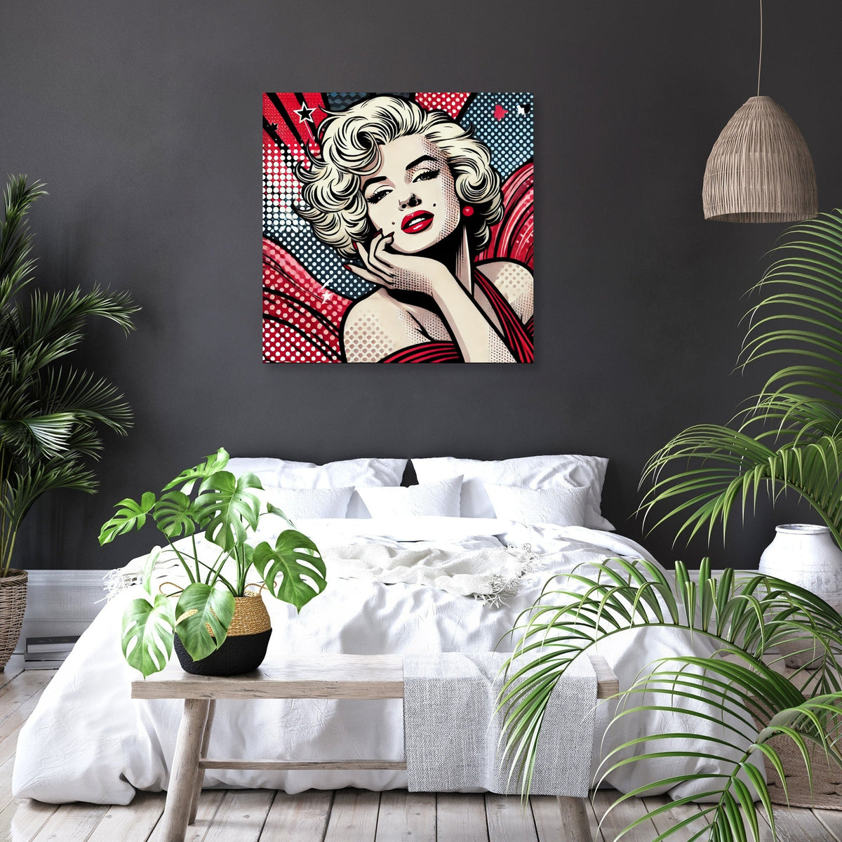 Red Glamour Canvas