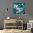 Nebula Ice Spires Canvas