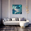Nebula Ice Spires Canvas