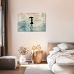 Woman with Umbrella Canvas