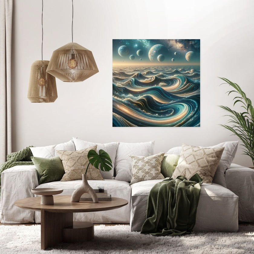Stellar Galaxy Canvas