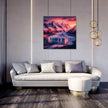 Sunset Glacier Canvas