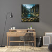 Hidden Mountain Lake Canvas