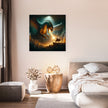 Hero at the Dragon's Lair Canvas