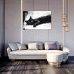 Black Cat Serenity Canvas