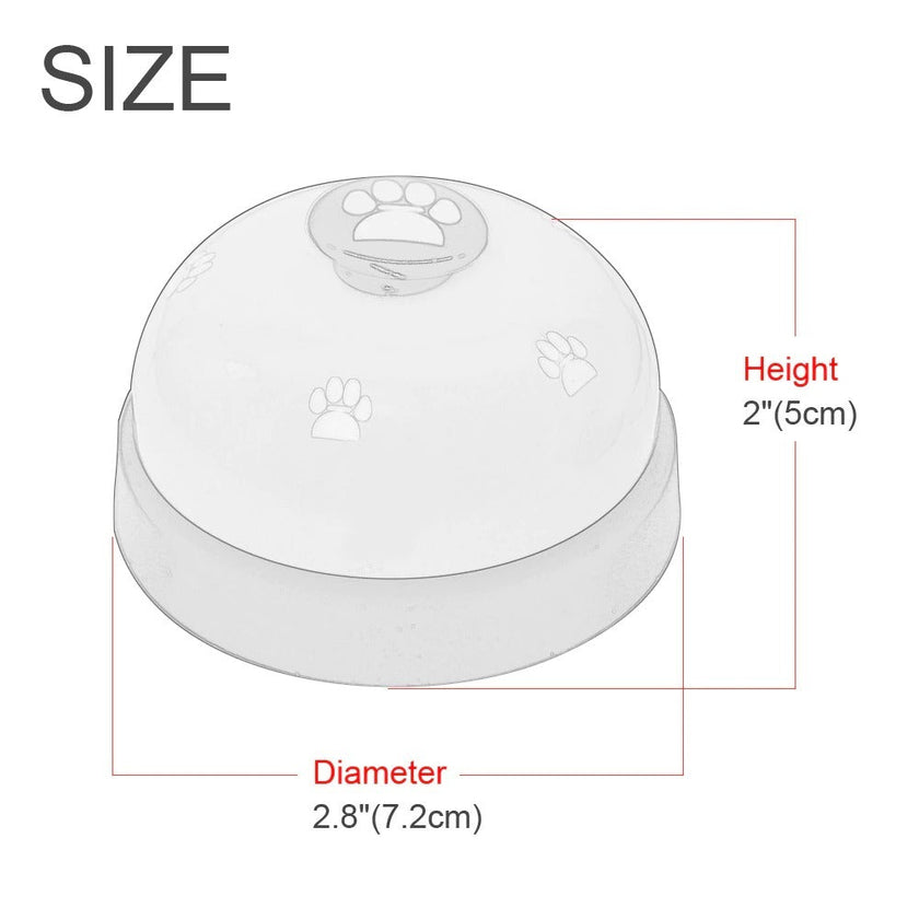 Dog Training Bell, Dog Puppy Pet Potty Training Bells, Dog Cat Door Bell Tell Bell With Non-Skid Rubber Base