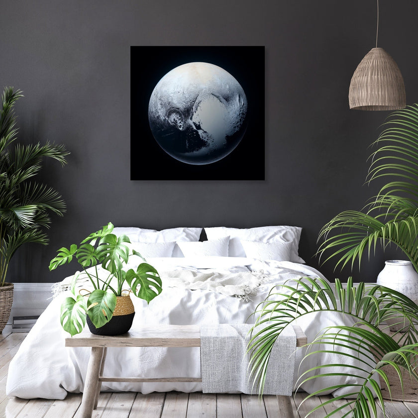 Pluto's Cosmic Isolation Canvas