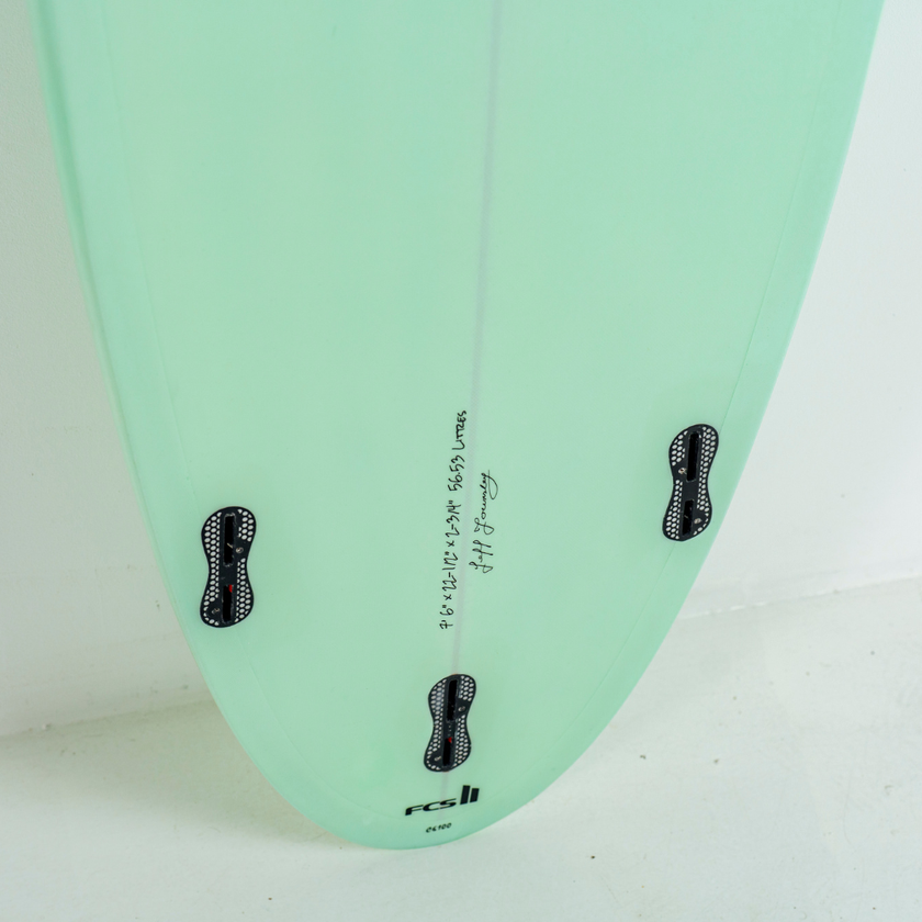 7' 6 Heritage Retro Mini Mal Surfboard in Gloss Tint