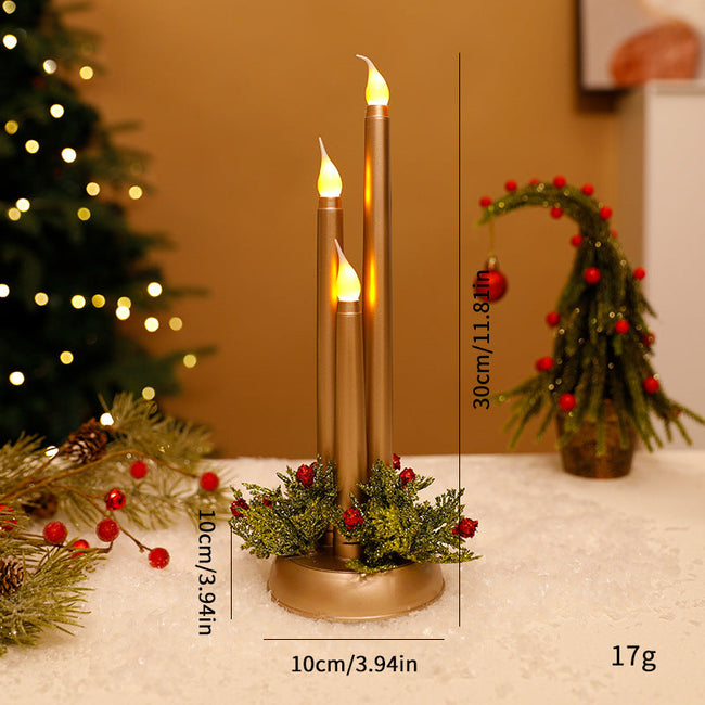 Velas electrónicas LED para decoración navideña