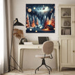 Moonlit Winter Wonderland Canvas