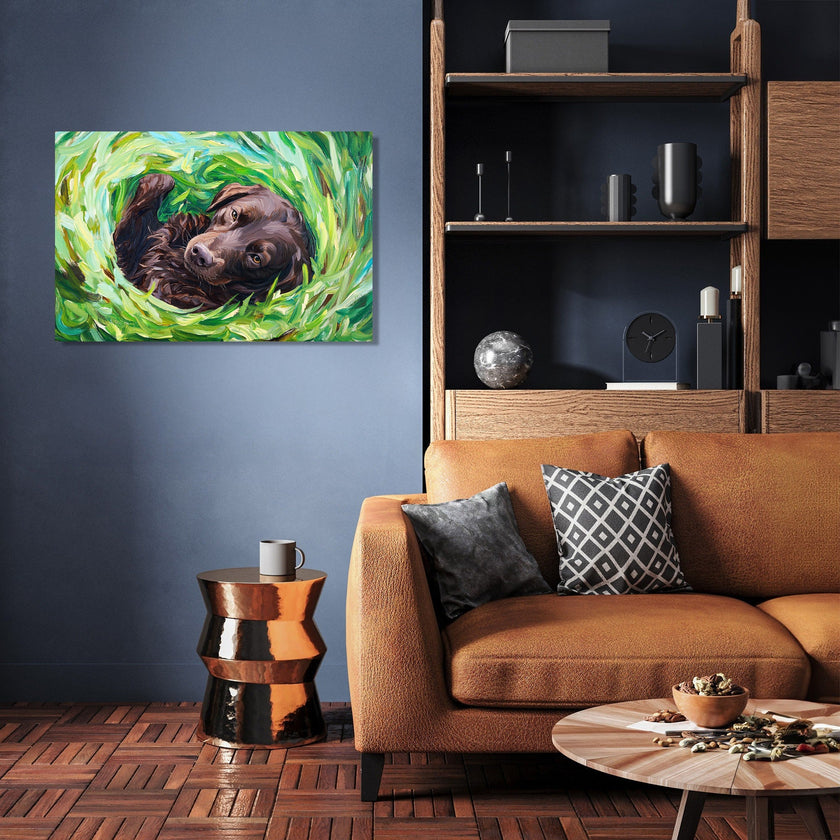 Labrador in Joyful Canvas
