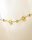 Emerald & Peridot Jewellery Set in 18k Gold Vermeil
