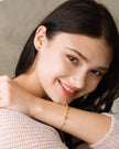 Citrine Oval Stud Earrings in 18k Gold Vermeil