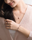 Mini Set 2 - Garnet Jewellery Set in Sterling Silver