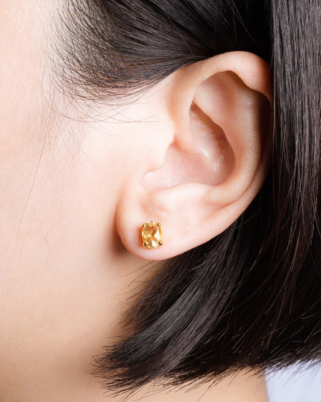 Mini Set 2 - Citrine Jewellery Set in 18k Gold Vermeil