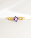 Lavender Amethyst Everyday Jewellery Gift Set in 18k Gold Vermeil