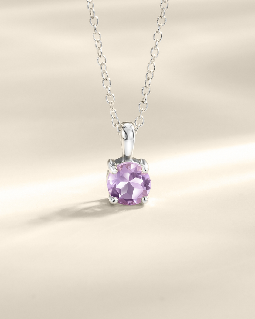 Geschenkset mit Alltags-Schmuck aus Lavendel-Amethyst in Sterlingsilber