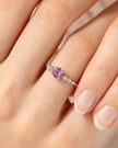 Geschenkset mit Alltags-Schmuck aus Lavendel-Amethyst in Sterlingsilber