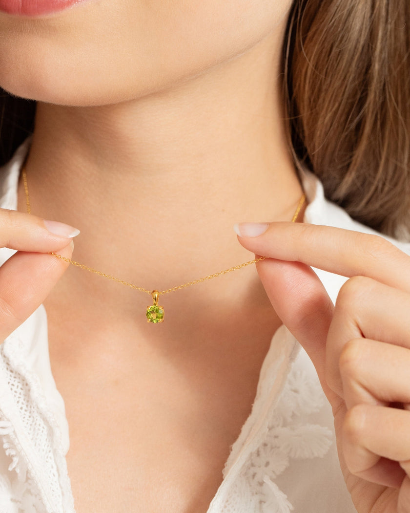 Peridot Everyday Jewellery Gift Set in 18k Gold Vermeil