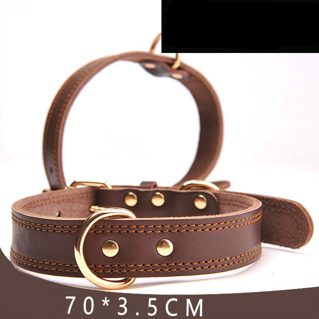 Tierbedarf Lederhundehalsband