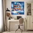 Melancholic Winter Night Canvas