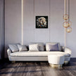Lion's Abstract Majesty Canvas