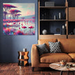 Flamingo Paradise Canvas