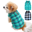 Ropa para mascotas con estampado de cuadros