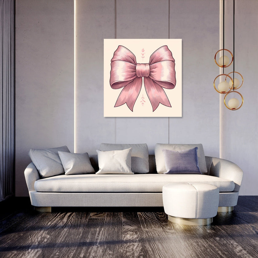 Delicate Bow Canvas