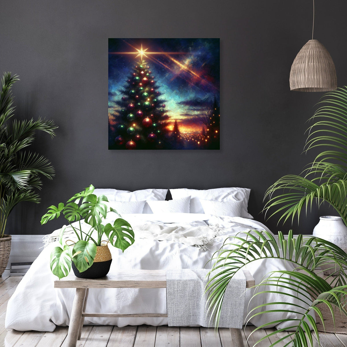 Twilight Christmas Reverie Canvas