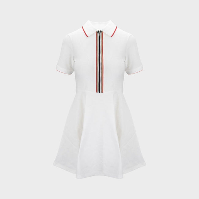 Keiley Polo Dress White