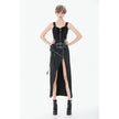 Dark in Love Punk Lace-Up Corset Style Top