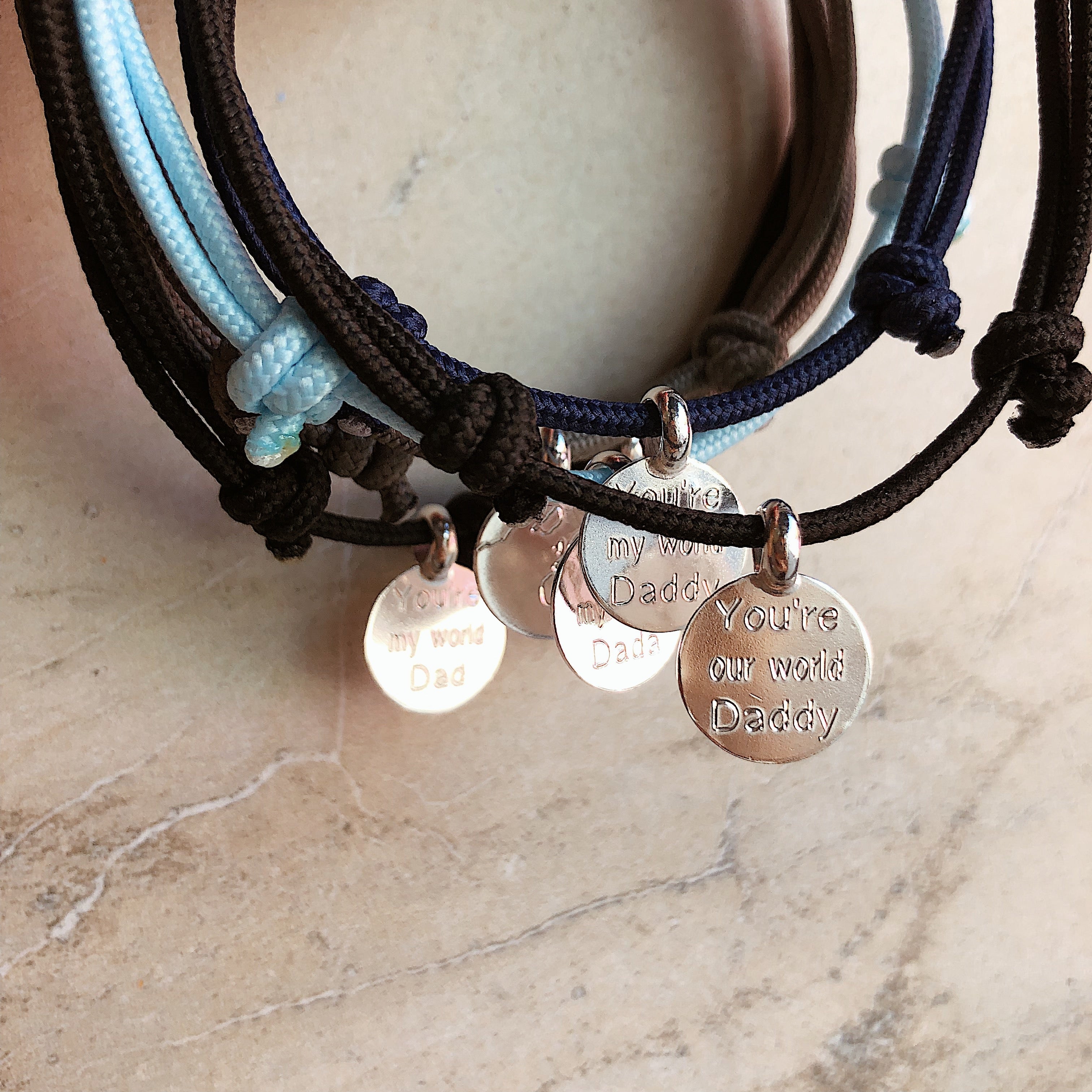 You're my world rope bracelet