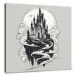 Misty Gothic Castle Canvas