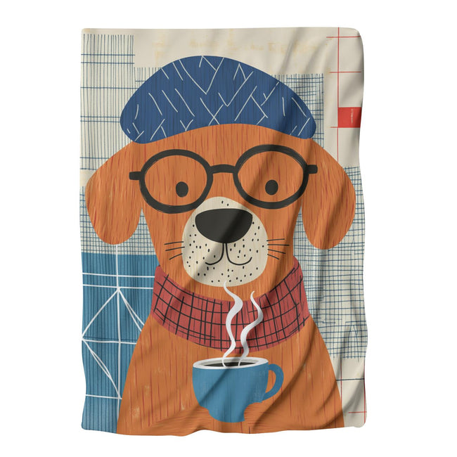 Coffee Break Dog Blanket