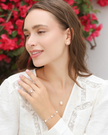Freshwater Pearl Stud Earrings in Gold