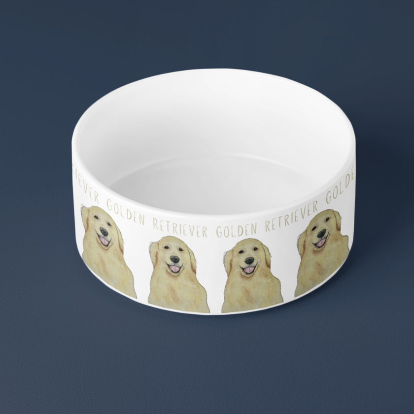 Golden Retrievers Gourmet-Napf – Weil Warten HART ist