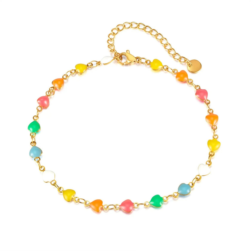 Bodhi Luxe 18 Karat vergoldetes Boho-Fußkettchen