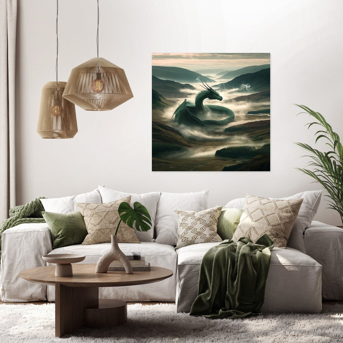 Mist of the Highlands Canvas