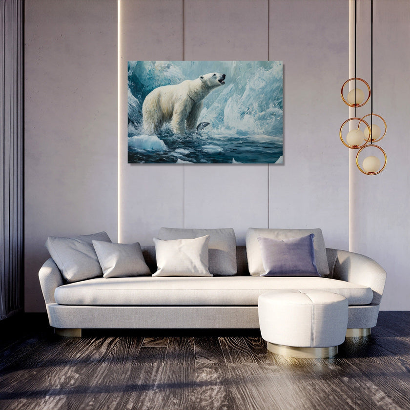 Polar Bear Survival Canvas