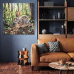 Rabbit's Woodland Canvas