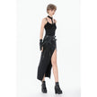 Dark in Love Punk Rib Cage Grommet Waist Cincher
