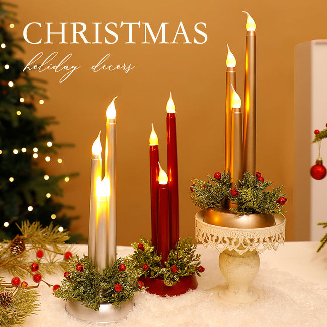 Velas electrónicas LED para decoración navideña